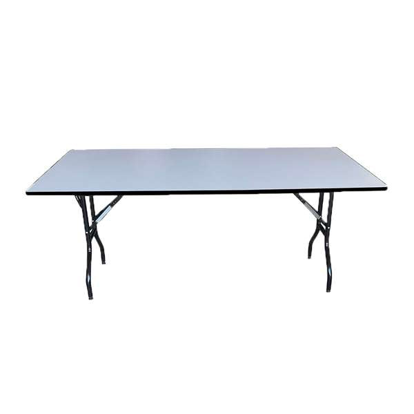 Durafurn Deluxe Banquet Table 1800x900 Rectangle - White