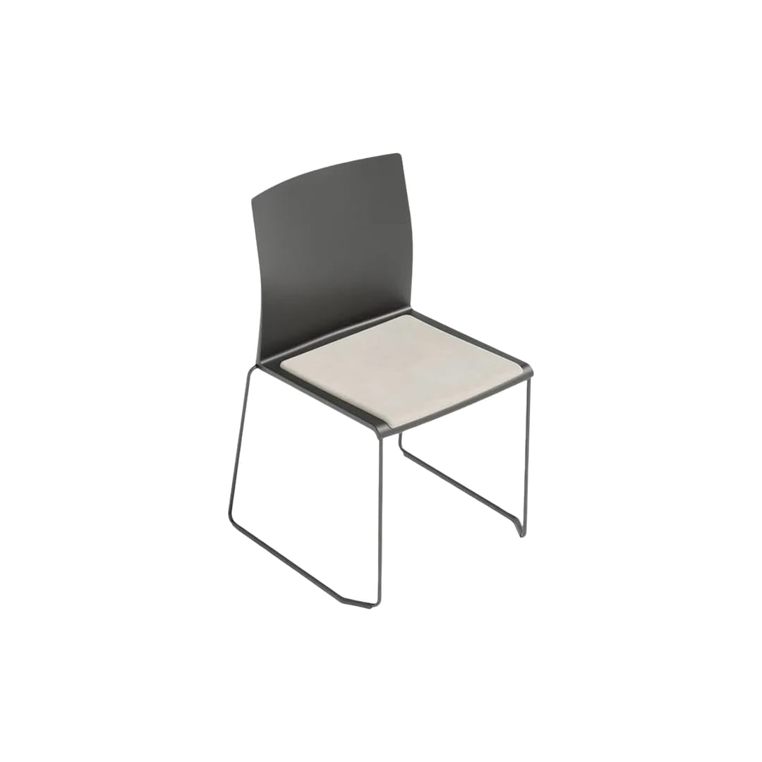 Artesia Black Stacking Seat Pad