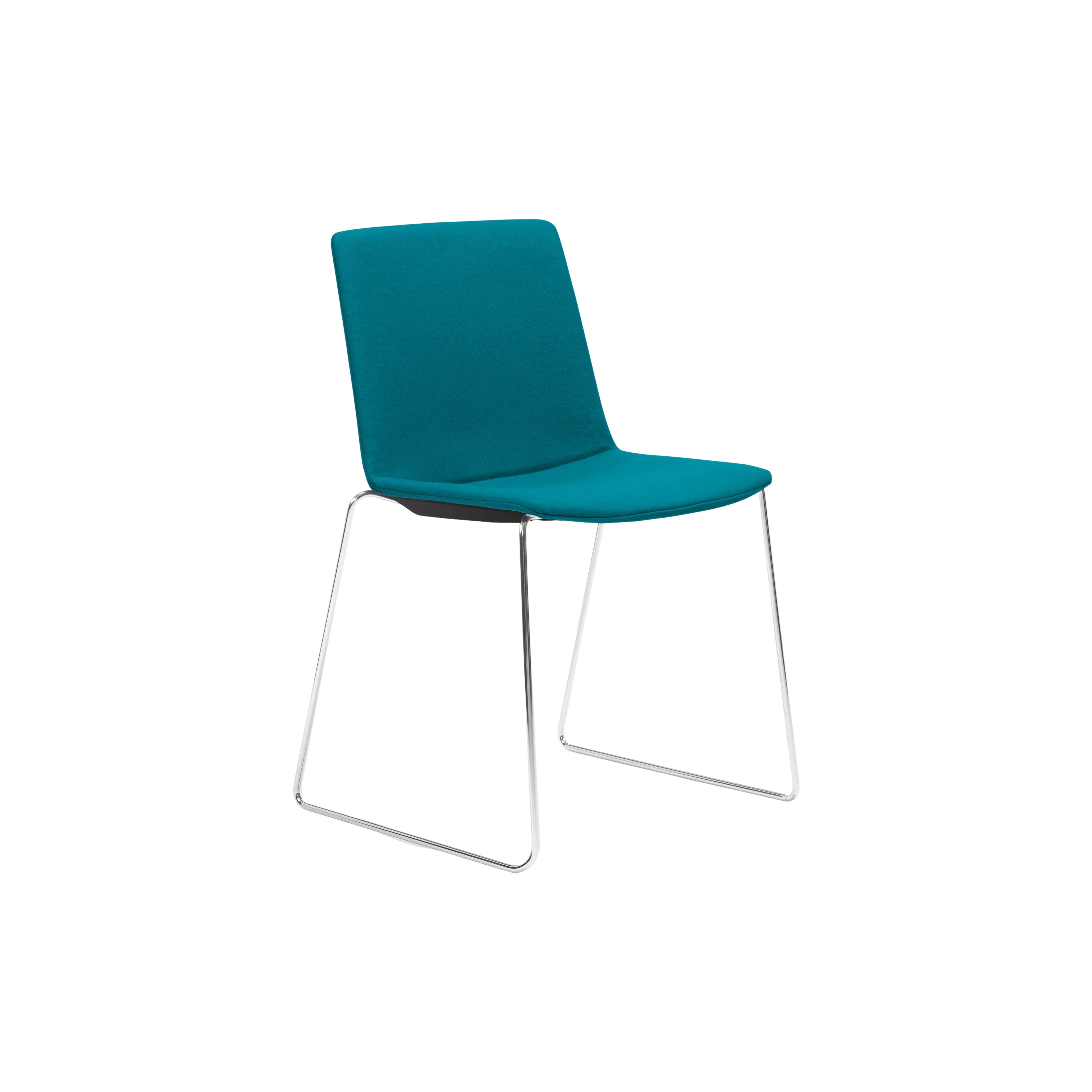 Jubel Sled Chrome Upholstered