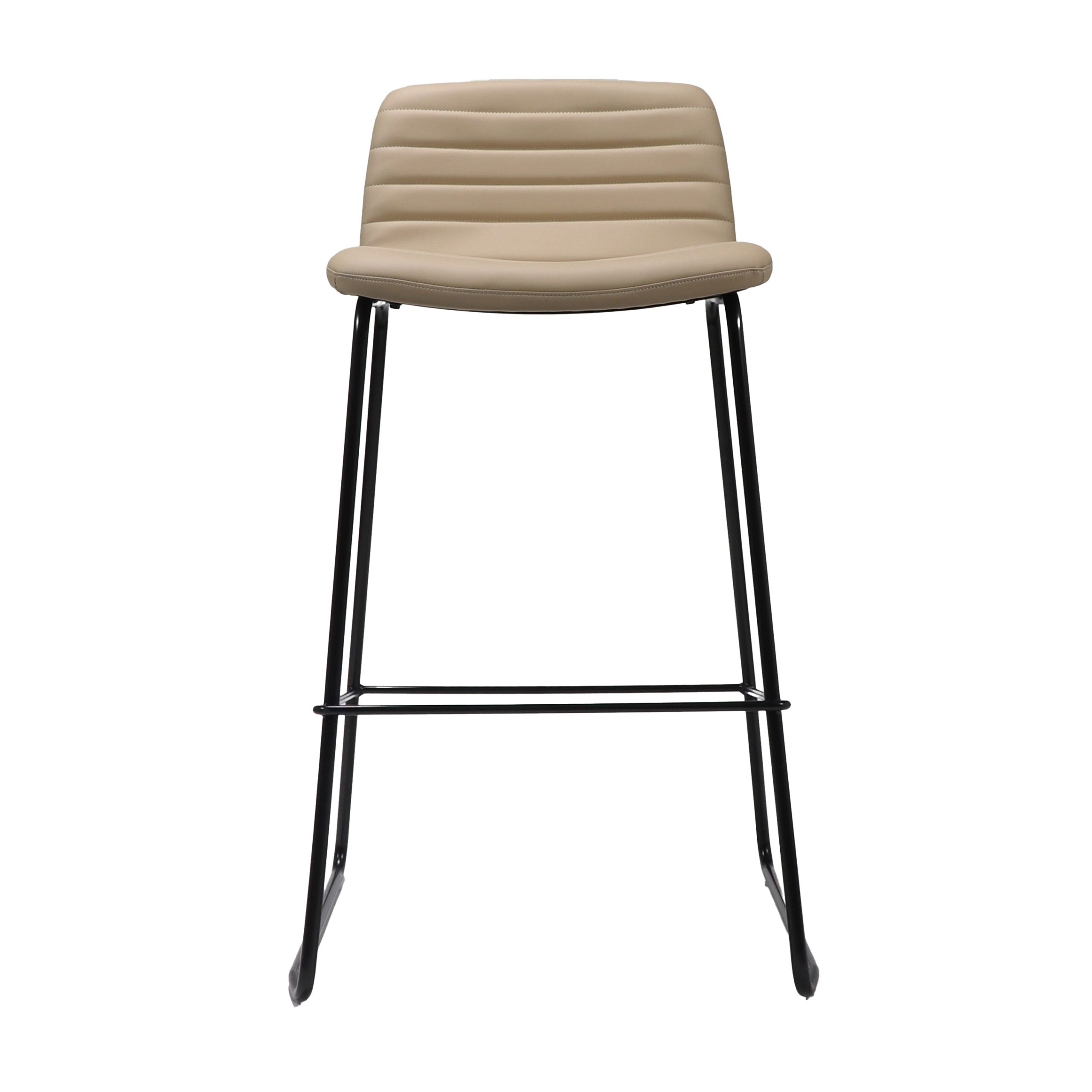 Pixel Counter Stool - 630H - Almond/Black