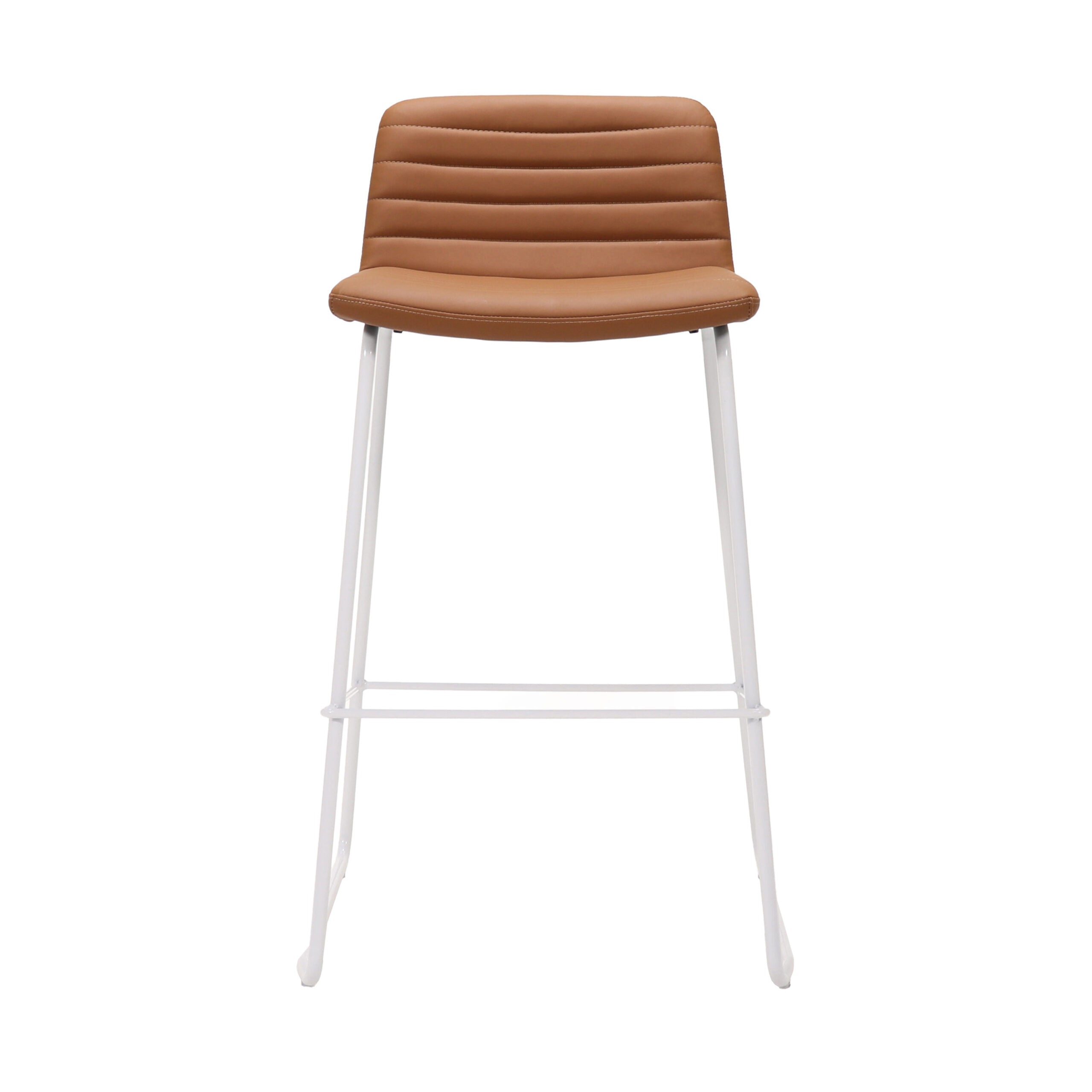 Pixel Counter Stool - 630H - Amber/White