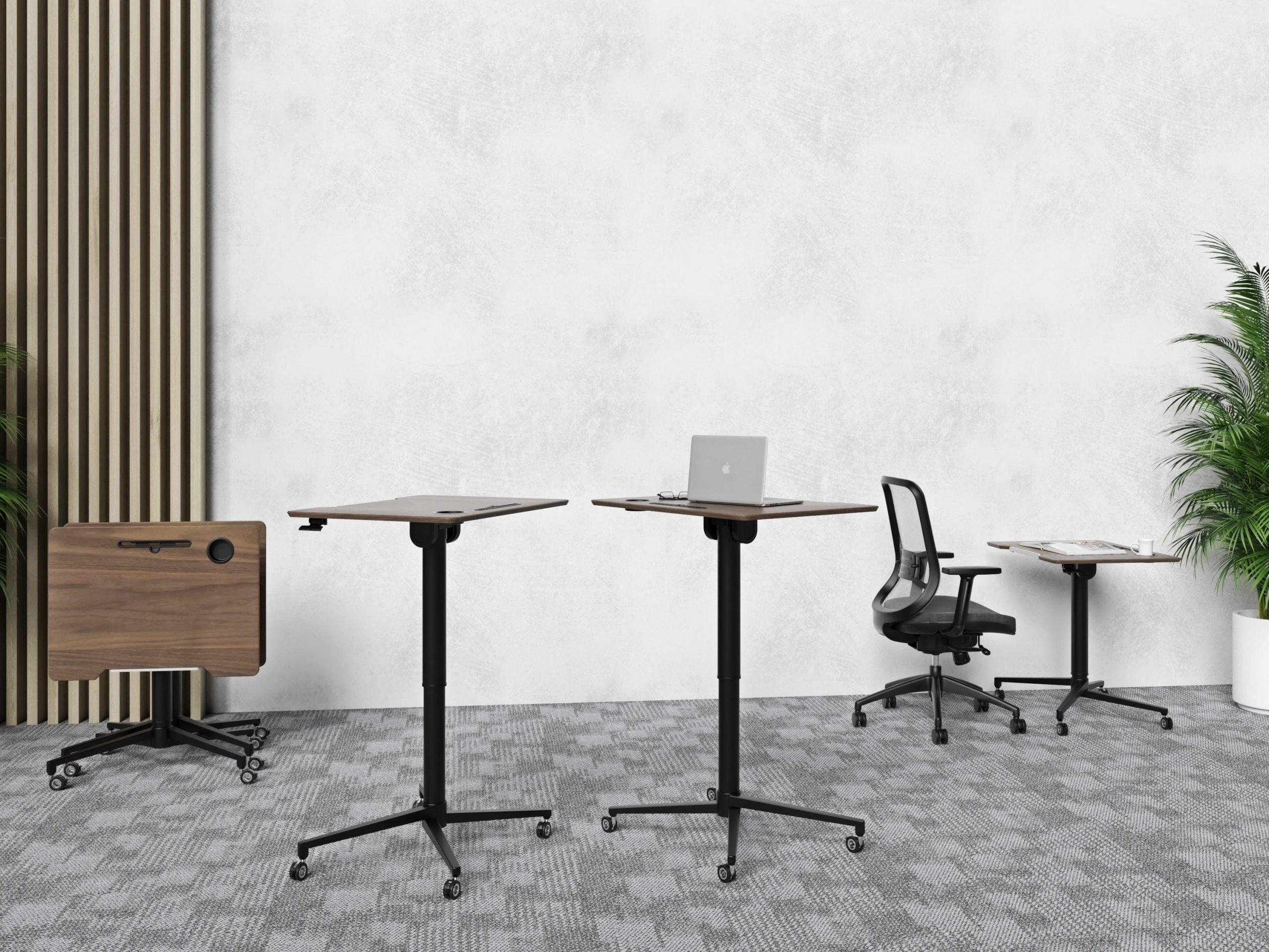Single Column - Folding Workpoint Castor