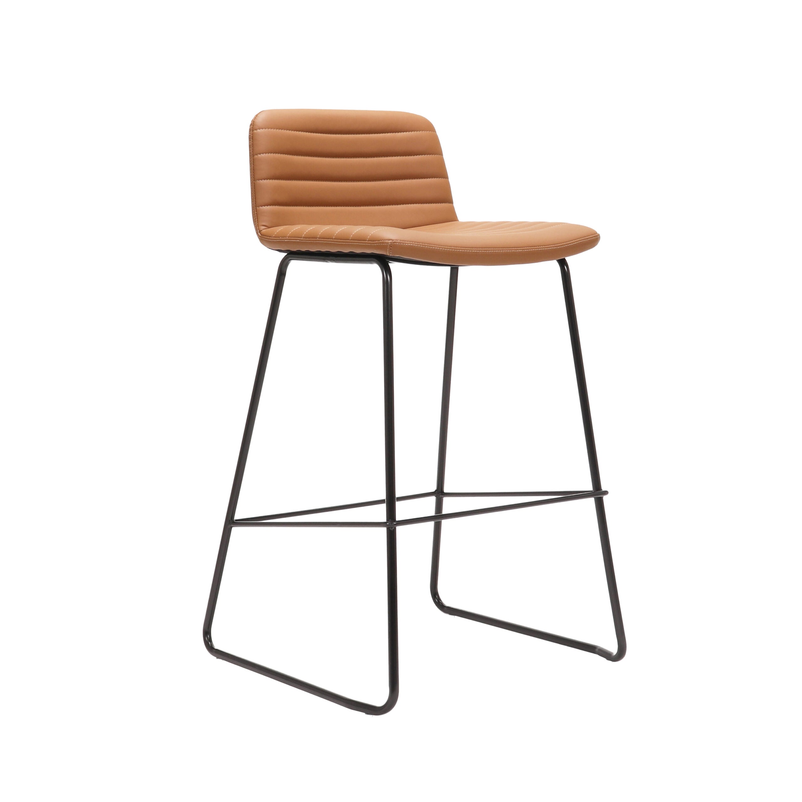 Pixel Bar Stool - 730H - Amber/Black
