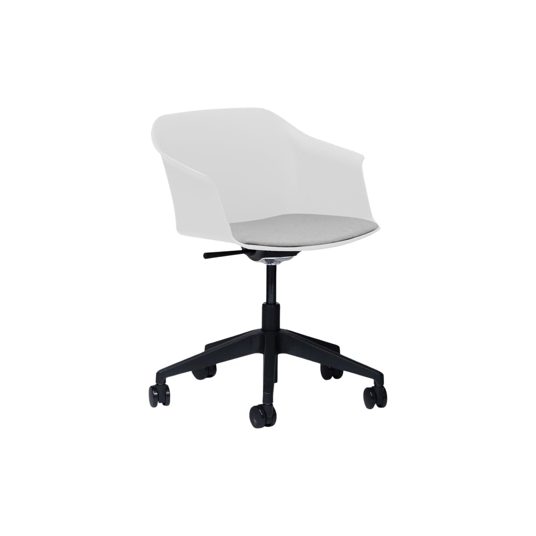 Aurora Castors Hi-Arch White Shell Seat Pad