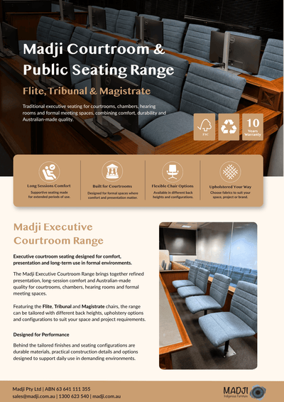 Courtroom Seating