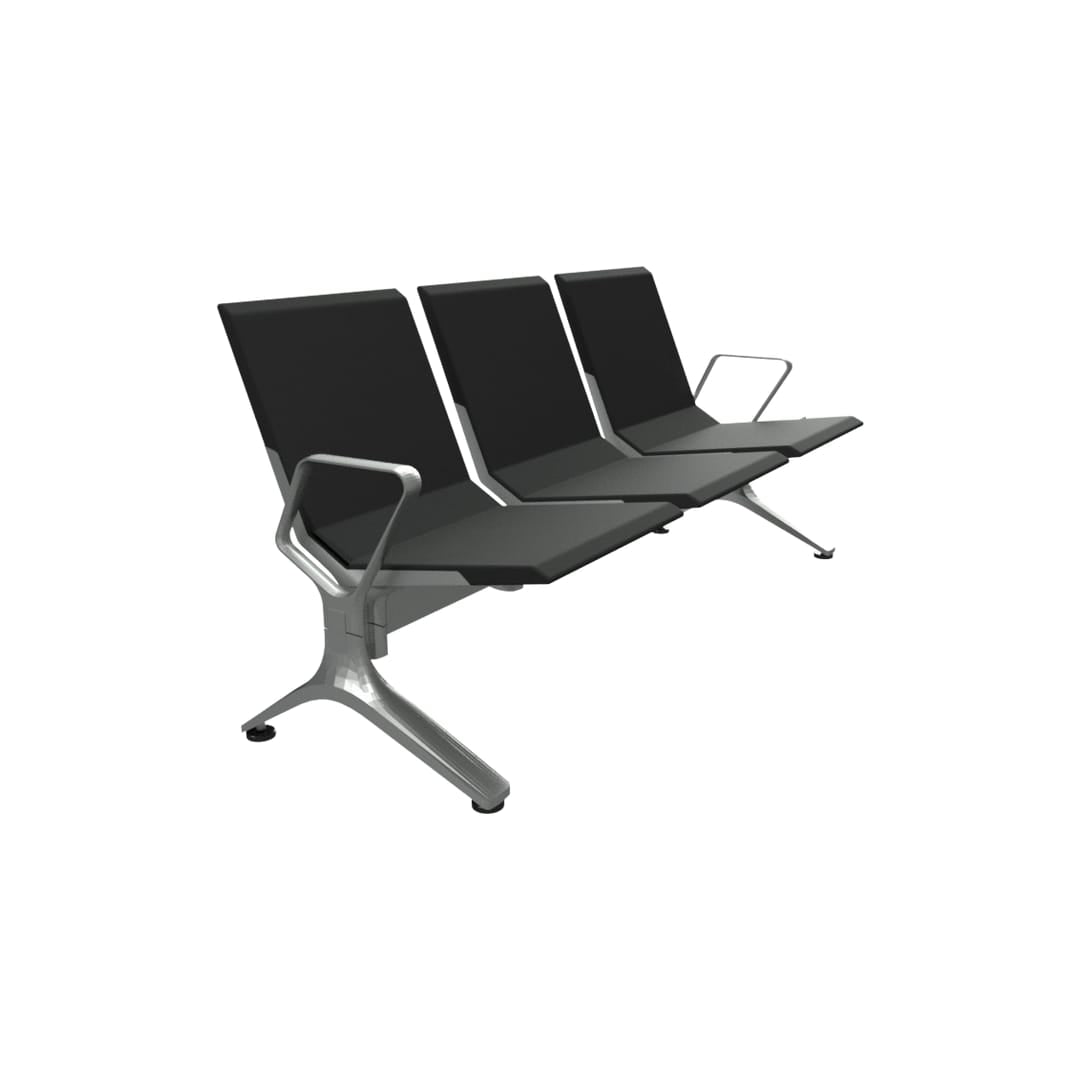 Flite 3 Seater Black
