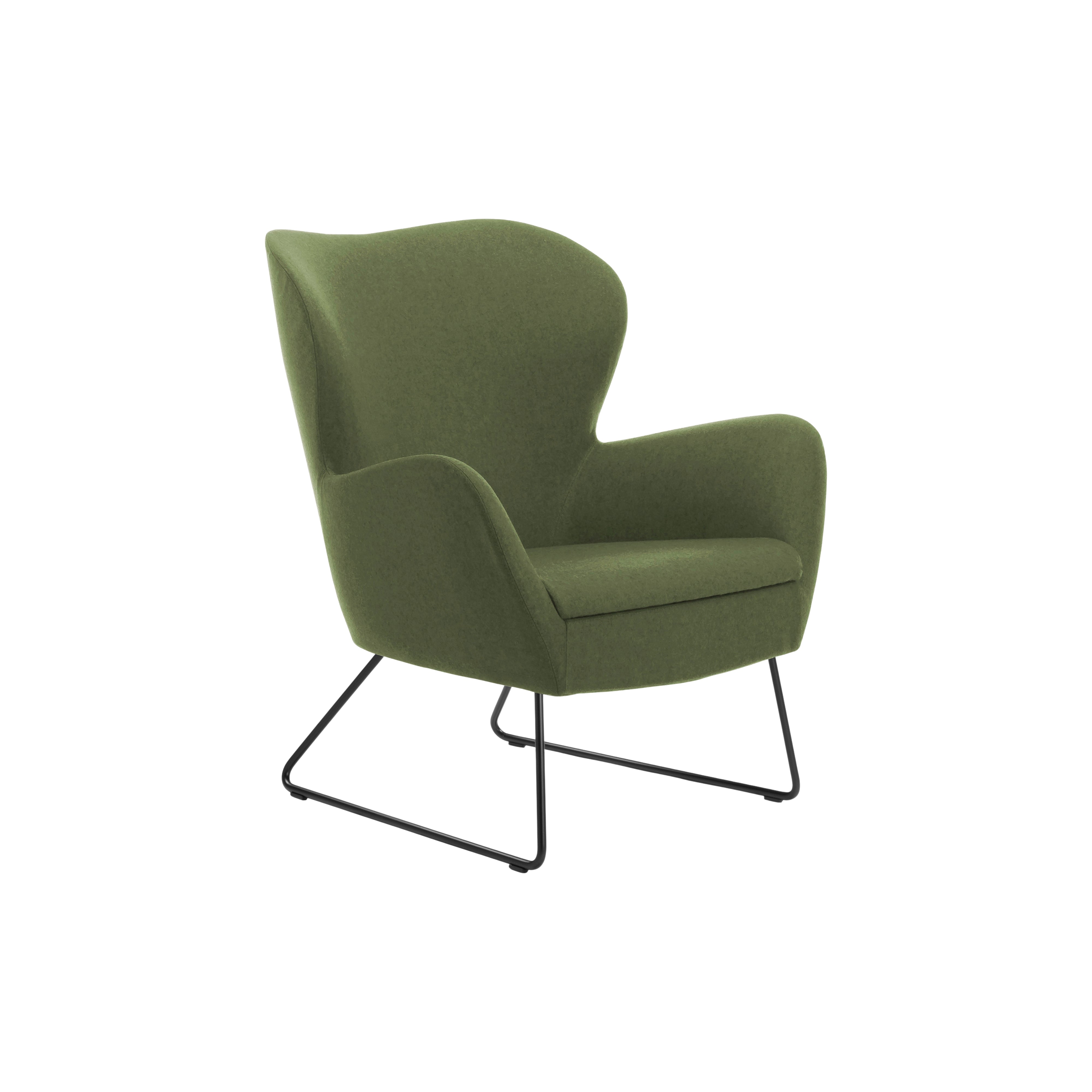 Sixty Lounge Sled Black