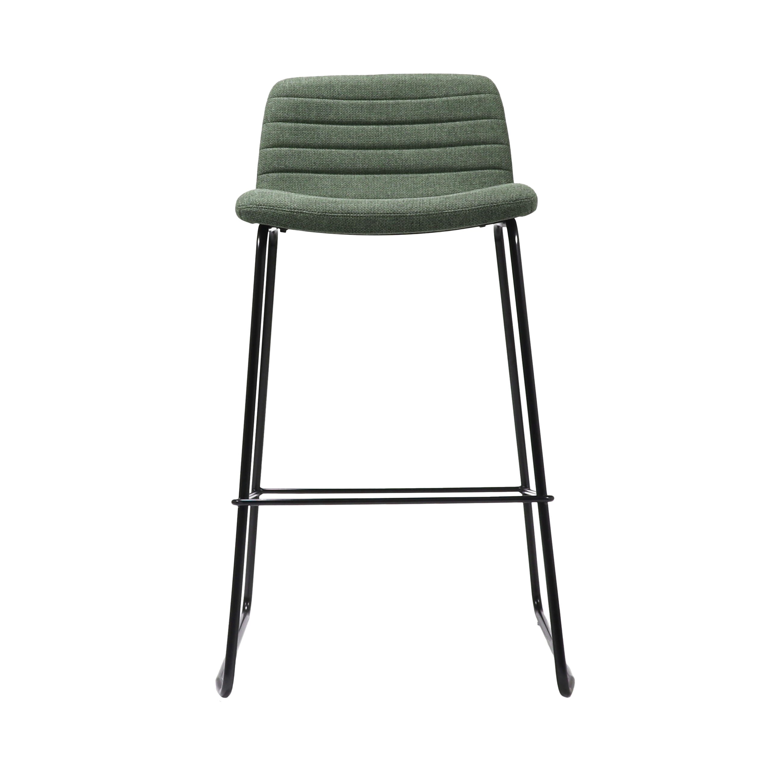 Pixel Bar Stool - 730H - Olive/Black