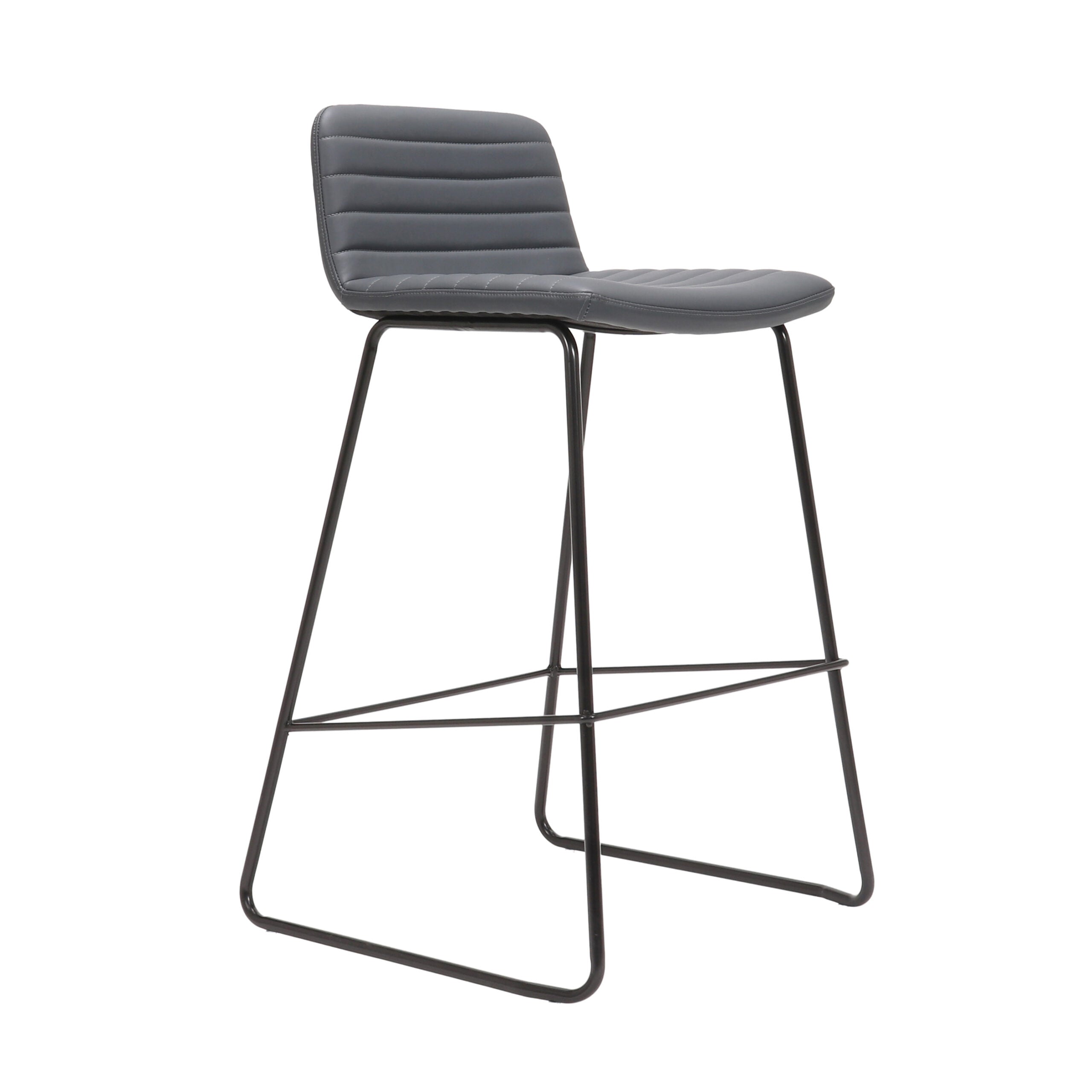 Pixel Bar Stool - 730H - - French Navy/Black